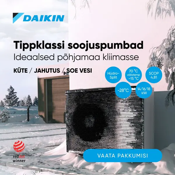 Daikin — soojuspump külmale kliimale